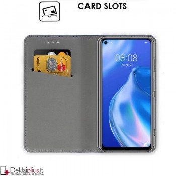 Telone smart magnet serijos atverčiamas dėklas - juodas (Huawei P40 Lite 5G) Telone smart magnet serijos atverčiamas dėklas - juodas (Huawei P40 Lite 5G)